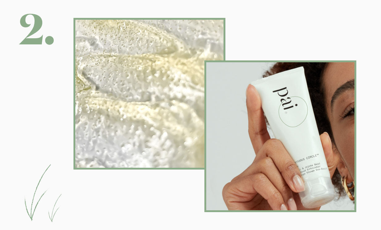  Exfoliate sensitive skin