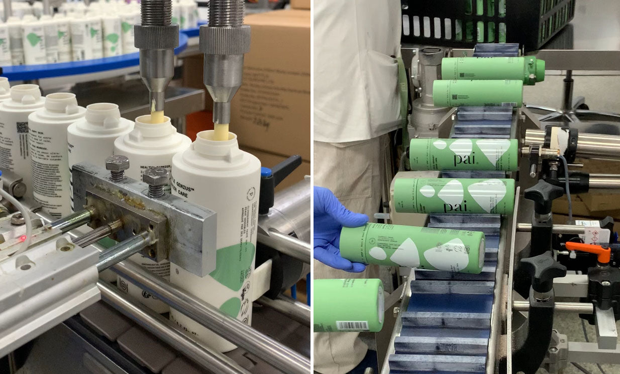  Production line of bodycare